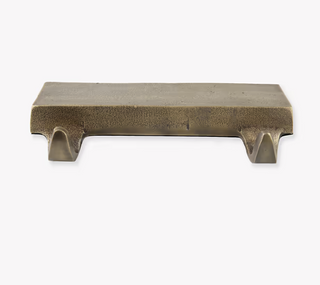 Harcourt Christmas 2 Hook Stocking Holder - Aluminium, Antique Brass Finish