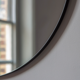 Charles Ted Bodie Round Mirror Black