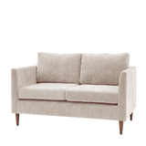 Charles Ted Sunningdale Soft Natural Fabric Sofa with Deep Seat and Tapered Arms Available in 2 and 3 Seater Options