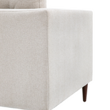 Charles Ted Sunningdale Soft Natural Fabric Sofa with Deep Seat and Tapered Arms Available in 2 and 3 Seater Options