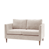 Charles Ted Sunningdale Soft Natural Fabric Sofa with Deep Seat and Tapered Arms Available in 2 and 3 Seater Options
