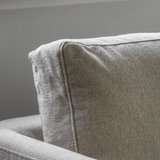 Charles Ted Sunningdale Soft Natural Fabric Sofa with Deep Seat and Tapered Arms Available in 2 and 3 Seater Options