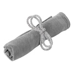 Set of 4 rhinestone bow napkin holders with sparkling crystal accents