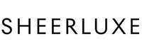 SHEERLUXE logo in black text on a white background