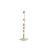 Sofia Candlestick Shiny Cream