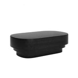 Studio CTH Jenitha Oval Coffee Table | Black