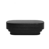 Studio CTH Jenitha Oval Coffee Table | Black