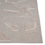 Close-up of Terra Mist Wool Rug abstract pattern