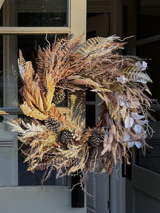 Autumn Harvest 80cm Dried Foliage Wreath