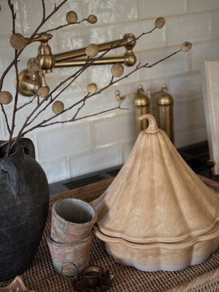 Gourd Lidded Serving Dish