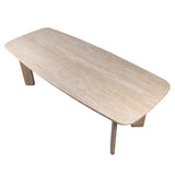 Charles Ted Sorrento Traventine & Ash Dining Table