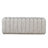 Upholstered Ottoman Bench - front view