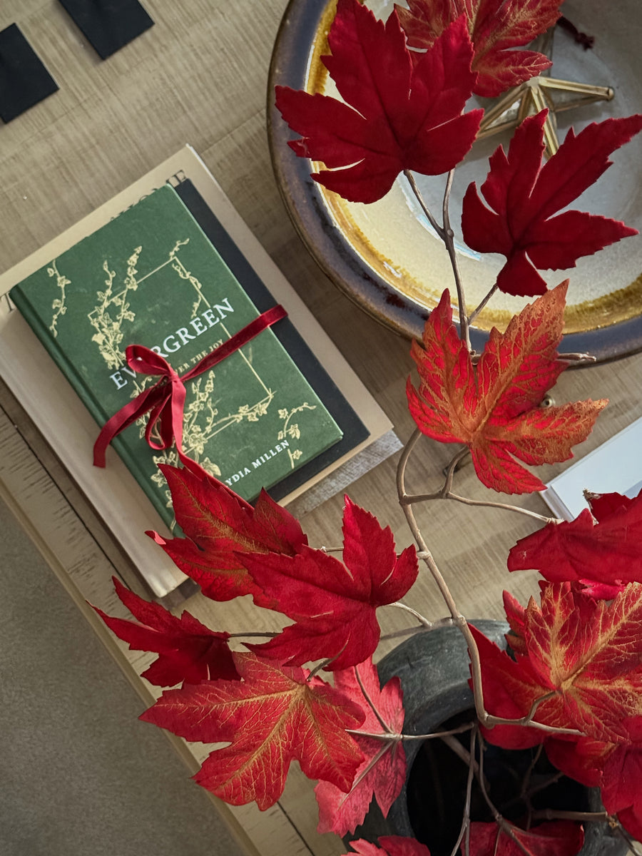 Velvet Maple Leaves Stem