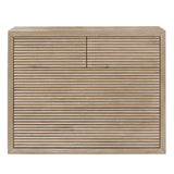 Charles Ted Wenlock Ribbed Oak Chest of Drawers