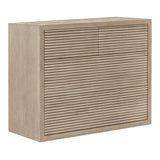 Charles Ted Wenlock Ribbed Oak Chest of Drawers