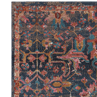 Detail of the Zola Evin rug deep pile