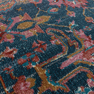 Edge detail of the Zola Evin traditional rug