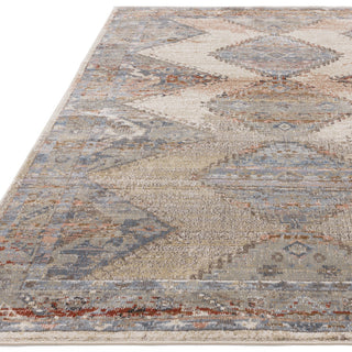 Close-up of the Zola Lisar rug pattern in multicolour