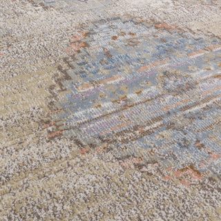 Edge detail of the Zola Lisar traditional rug