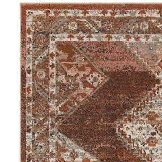 Detail of the Zola Tark rug deep pile