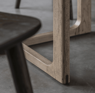 Alani Round Dining Table | Smoked Oak - CharlesTed Home