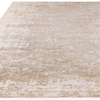 Anders abstract rug in beige and taupe, detail view 1