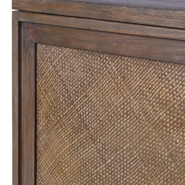 Aruba Rattan Front Sideboard Cabinet - CharlesTed Home