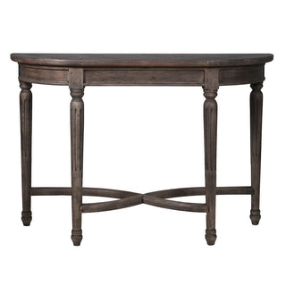 Avignon Acacia Demi - Lune Console Table - CharlesTed Home