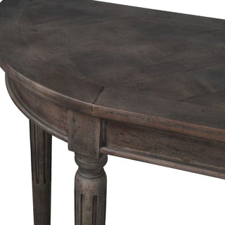 Avignon Acacia Demi - Lune Console Table - CharlesTed Home