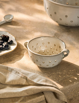 Ceramic Berry Bowl | White