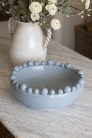 Bobble Bowl | Ceramic | Light Blue - CharlesTed Home