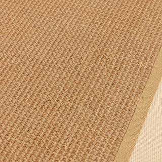 Bordo cream bouclé jute rug weave detail