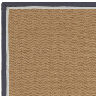 Bordo slate herringbone jute rug texture detail