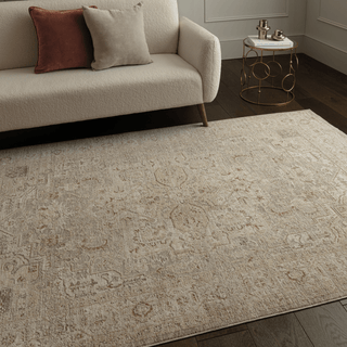 Cappadocia Rug | Beige Vintage Inspired High Low Pile with Lustrous Shine | Available in Four Sizes - CharlesTed Home