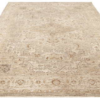 Cappadocia Rug | Beige Vintage Inspired High Low Pile with Lustrous Shine | Available in Four Sizes - CharlesTed Home