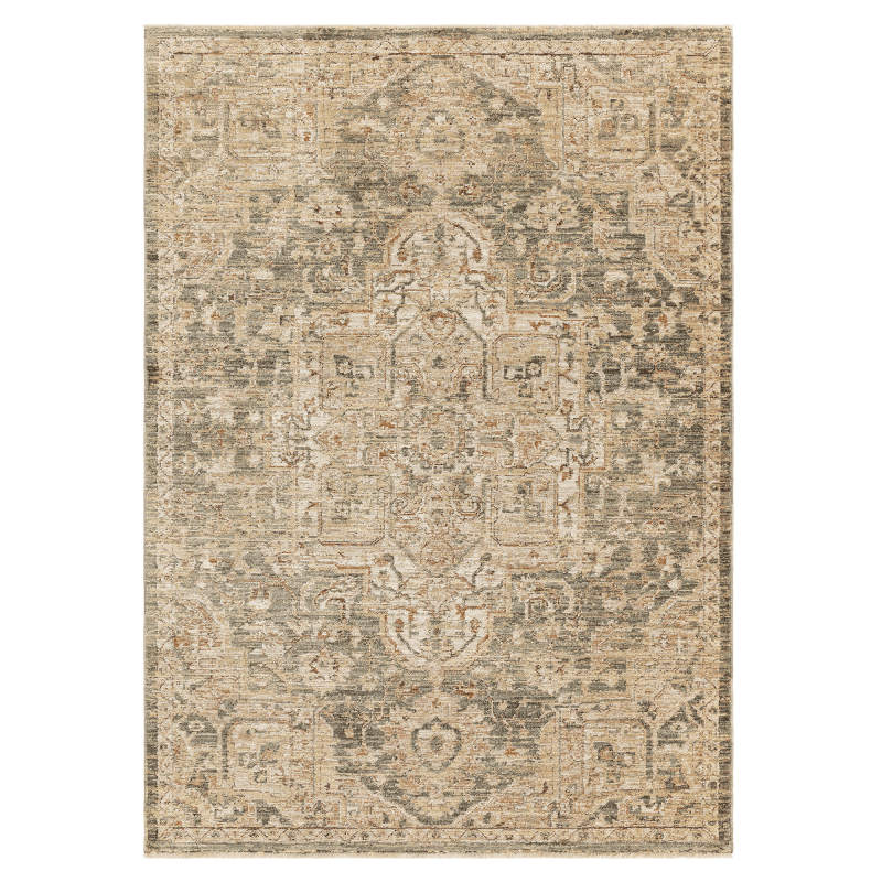 Cappadocia Rug | Green Vintage Inspired High Low Pile with Lustrous Shine | Available in Four Sizes - CharlesTed Home