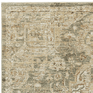 Cappadocia Rug | Green Vintage Inspired High Low Pile with Lustrous Shine | Available in Four Sizes - CharlesTed Home