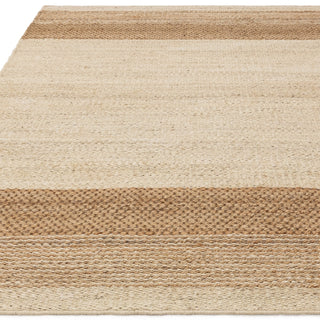 Close-up of the Cedar bleach jute rug weave