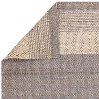 Cedar grey jute rug edge detail