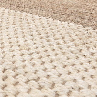 Cedar ivory handwoven jute rug detail