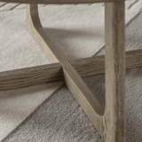 Charles Ted Alani Round Coffee Table | Smoked Oak - CharlesTed Home