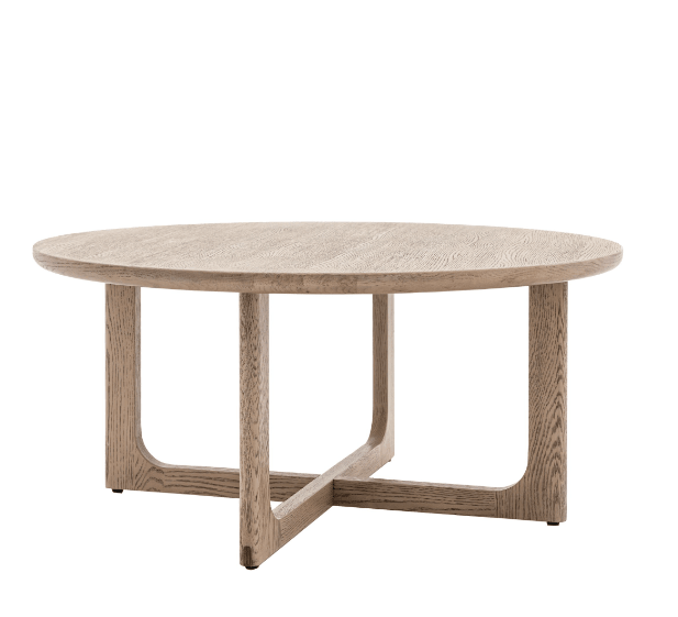 Charles Ted Alani Round Coffee Table | Smoked Oak - CharlesTed Home