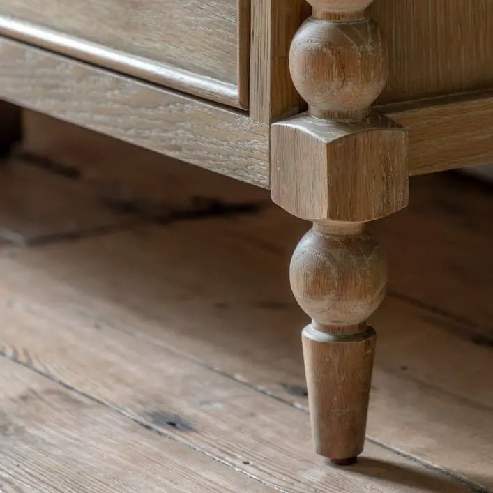 Charles Ted Antoine 7 - Drawer Dresser | Limewashed Oak & Oak Veneer - CharlesTed Home