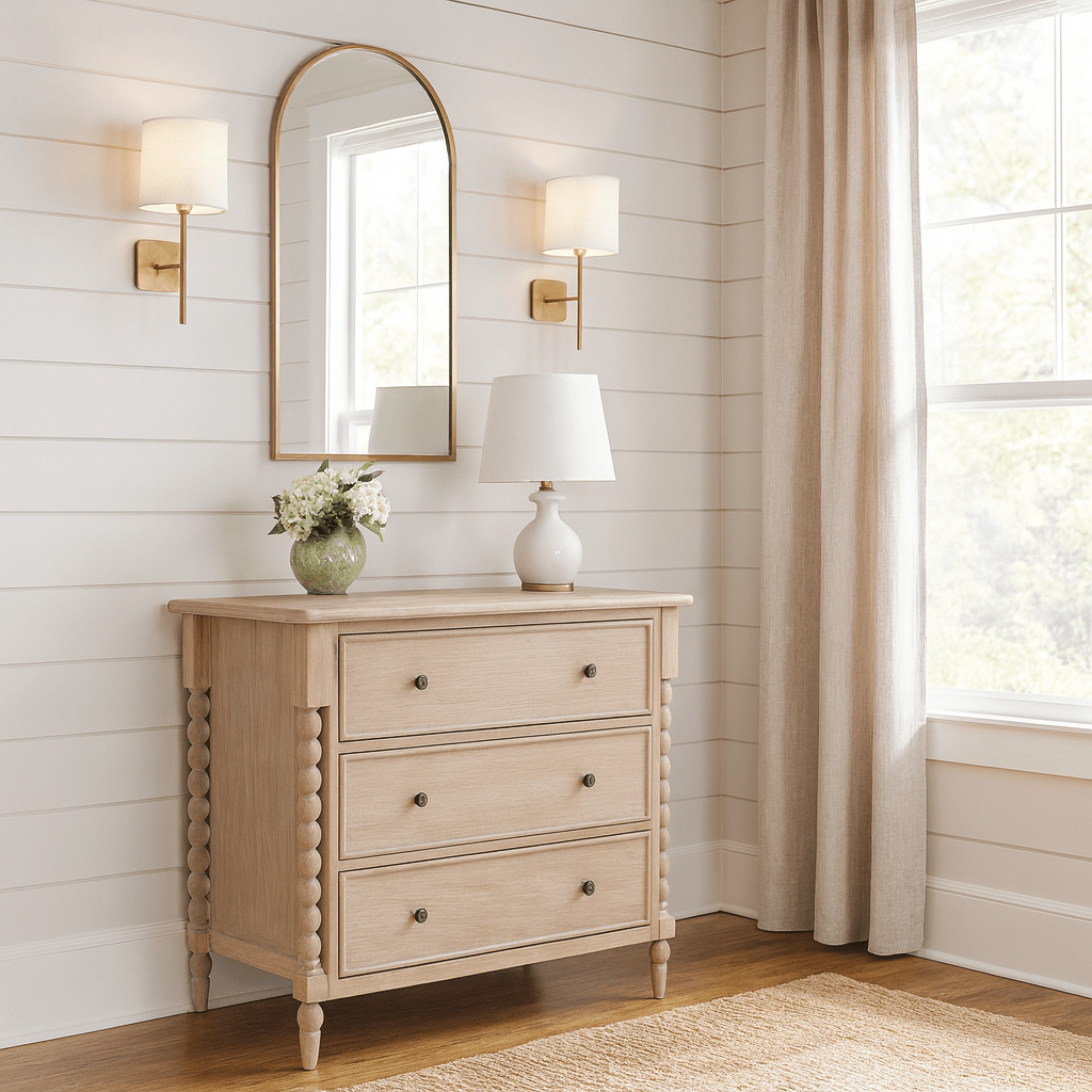 Charles Ted Antoine Chest of Three Drawers | Limewashed Oak & Oak Veneer - CharlesTed Home