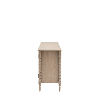 Charles Ted Antoine Rustic Oak Sideboard with Lime Wash Finish – Elegant Storage Solution - CharlesTed Home