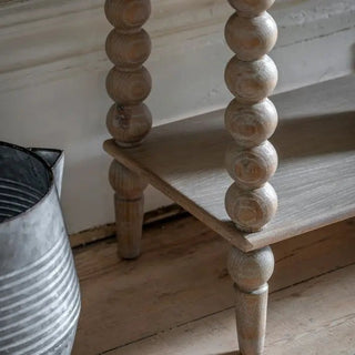 Charles Ted Antoine Turned Wood Console Table | Limewashed Oak & Oak Veneer - CharlesTed Home