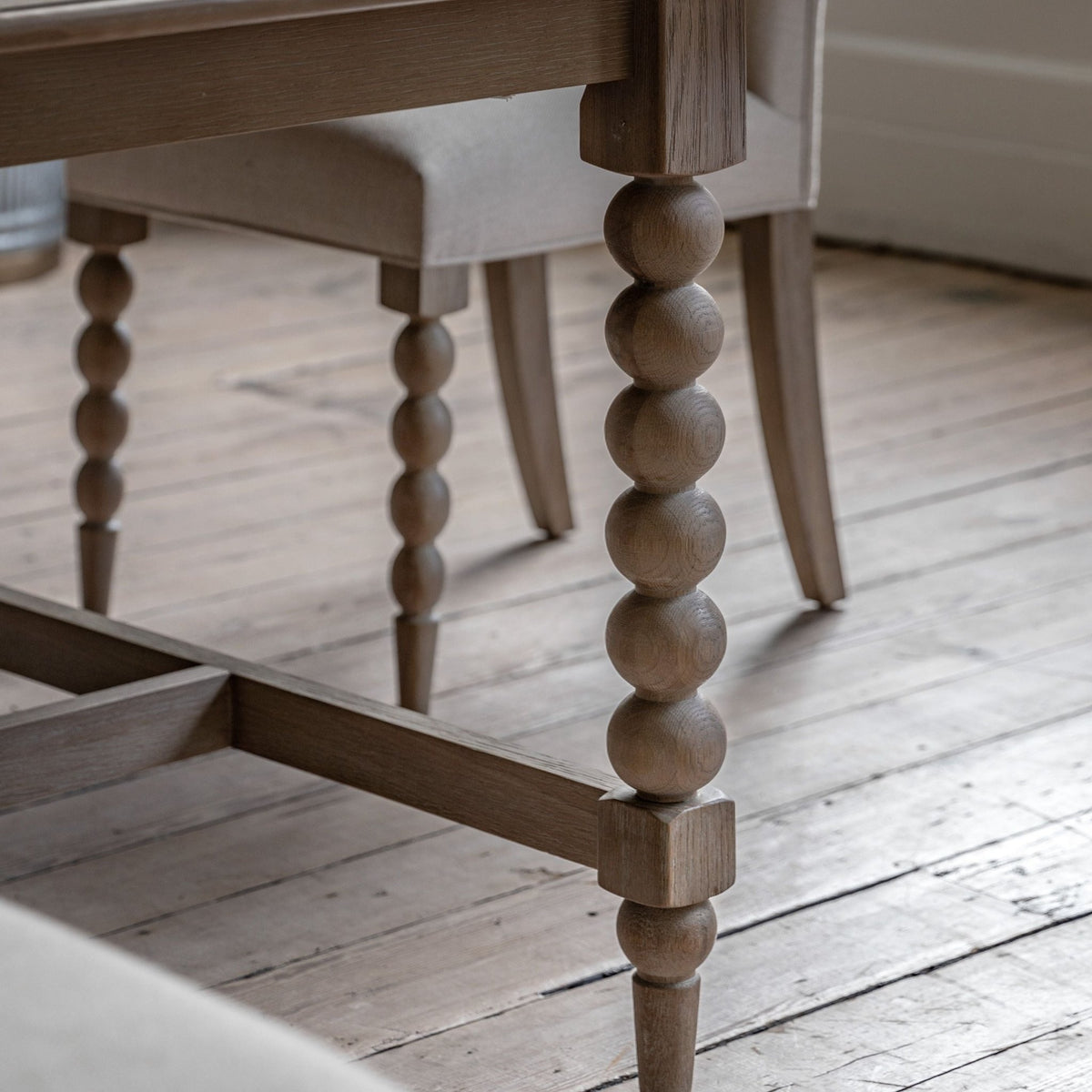 Charles Ted Antoine Turned Wood Extending Dining Table - CharlesTed Home