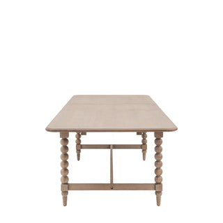 Charles Ted Antoine Turned Wood Extending Dining Table - CharlesTed Home