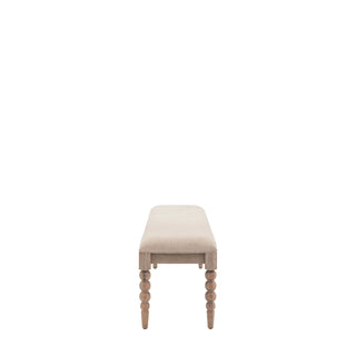 Charles Ted Antoine Upholstered Dining Bench | Limewashed Oak & Oak Veneer - CharlesTed Home