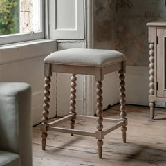 Charles Ted Antoine Upholstered Kitchen Stool - CharlesTed Home